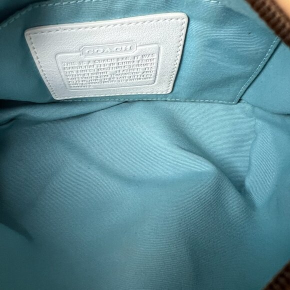 Rare Vintage Y2k Coach Pochette Sea Applique Hand Bag - Picture 6 of 7